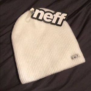 NWT Neff Bright White Beanie